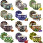 Scented Candles Gift Set,12 Pack Candles for Home Scented, 300 Hour Long Lasting Soy Wax Aromatherapy Candle Set, Birthday Gifts for Women with Gift Box