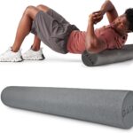 Gaiam Restore Foam Roller for Muscle Massage – Deep Tissue Muscle Massager for Sore Muscles & Stimulation – Total Body Pain Relief, Back, Neck, Foot, Calf, Leg, Arm (18 Inch and 36 Inch)