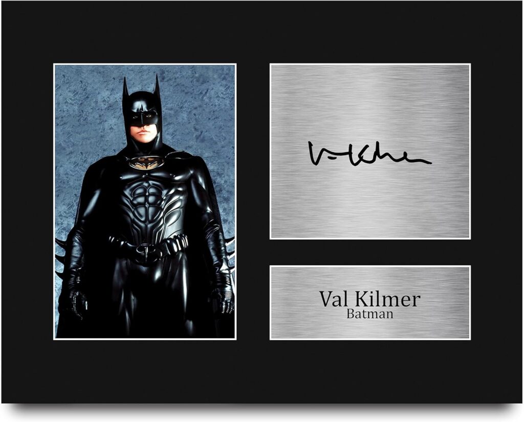 HWC Trading Val Kilmer Batman Forever Gifts Printed Signed Autograph Picture for Movie Memorabilia Fans – US Letter Size