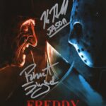 RP Robert Englund & Kane Hodder Signed Freddy vs Jason Photo 8×10 Reprint COA Certificate of Authentication Autographed Movie Poster