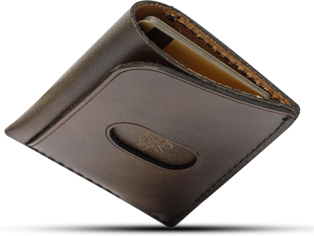 House of Jack Co. Merlin Slim Card Wallet, Minimalist Wallet For Men, Front Pocket Card Holder, Everyday Carry Wallet, Black