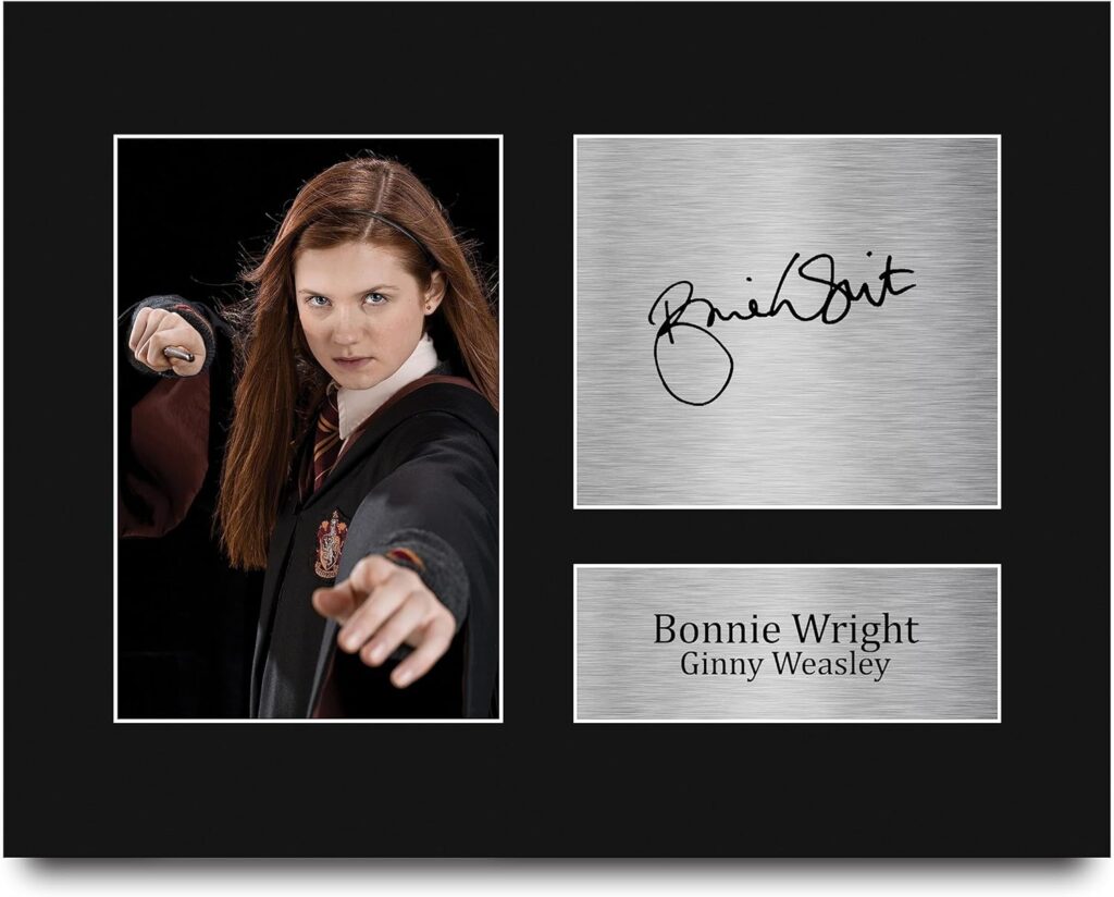 HWC Trading Bonnie Wright Harry Potter Ginny Weasley Gifts Printed Signed Autograph Picture for Movie Memorabilia Fans – US Letter Size