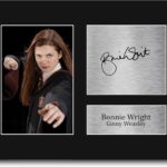 HWC Trading Bonnie Wright Harry Potter Ginny Weasley Gifts Printed Signed Autograph Picture for Movie Memorabilia Fans – US Letter Size