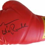 Michael Buffer Ring Announcer signed autographed Boxing Glove exact proof Beckett COA..