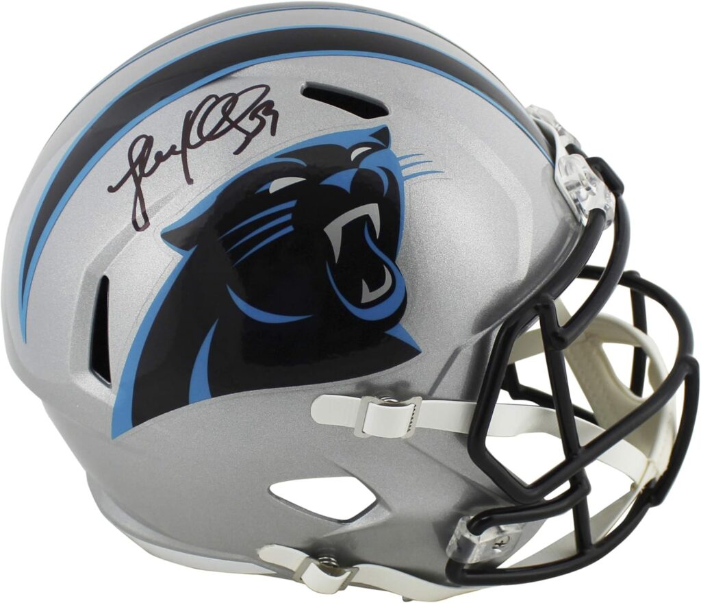 Panthers Luke Kuechly Authentic Signed Full Size Speed Rep Helmet BAS Witnessed