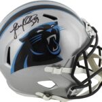 Panthers Luke Kuechly Authentic Signed Full Size Speed Rep Helmet BAS Witnessed