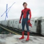 RP Tom Holland Signed Photo 8×10 Reprint COA Certificate of Authentication Autographed Spiderman Movie Poster