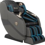 Real Relax 4D SL Track Massage Chair Full Body and Recliner with Zero Gravity, Bluetooth Speaker, Thai Stretch, Heating, Foot Massage and Shortcut Button, PS5100 Black