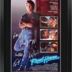 HWC Trading Roadhouse The Cast Patrick Swayze 16 x 12 inch Framed Gifts Printed Poster Signed Autograph Picture for Movie Memorabilia Fans – 16″ x 12″ Framed
