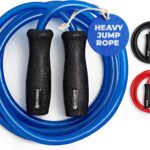 Elite Jumps Muay Thai 2.0 Weighted Jump Rope – Designed for High-Intensity Training, Muay Thai, & MMA Workouts – Heavy 1.3lb PVC Jump Ropes for Fitness