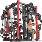 Power Cage,1600lbs Multi-Function Power Rack with Adjustable Cable Crossover System and More Training Attachment, Weight Cage for Home Gym