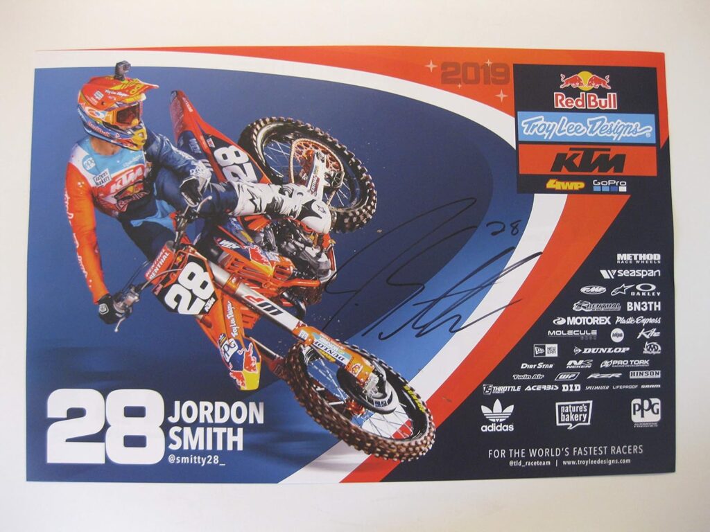 Jordan Smith, supercross, motocross, signed, autographed, 12×18 poster, COA will be included’