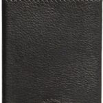 Slim Wallet for Men – Leather, RFID Credit Card Holder – Stylish Mens Wallet for Everyday Use, Handcrafted, Small Yet Practical – Carteras para Hombres – ID Card Holder. (Black)