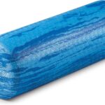 OPTP PRO-Roller Soft Density Foam Roller – Low Density Soft Foam Roller for Physical Therapy, Pilates, Yoga Foam Roll Exercises, and Muscle Recovery – Blue 18″ x 6″