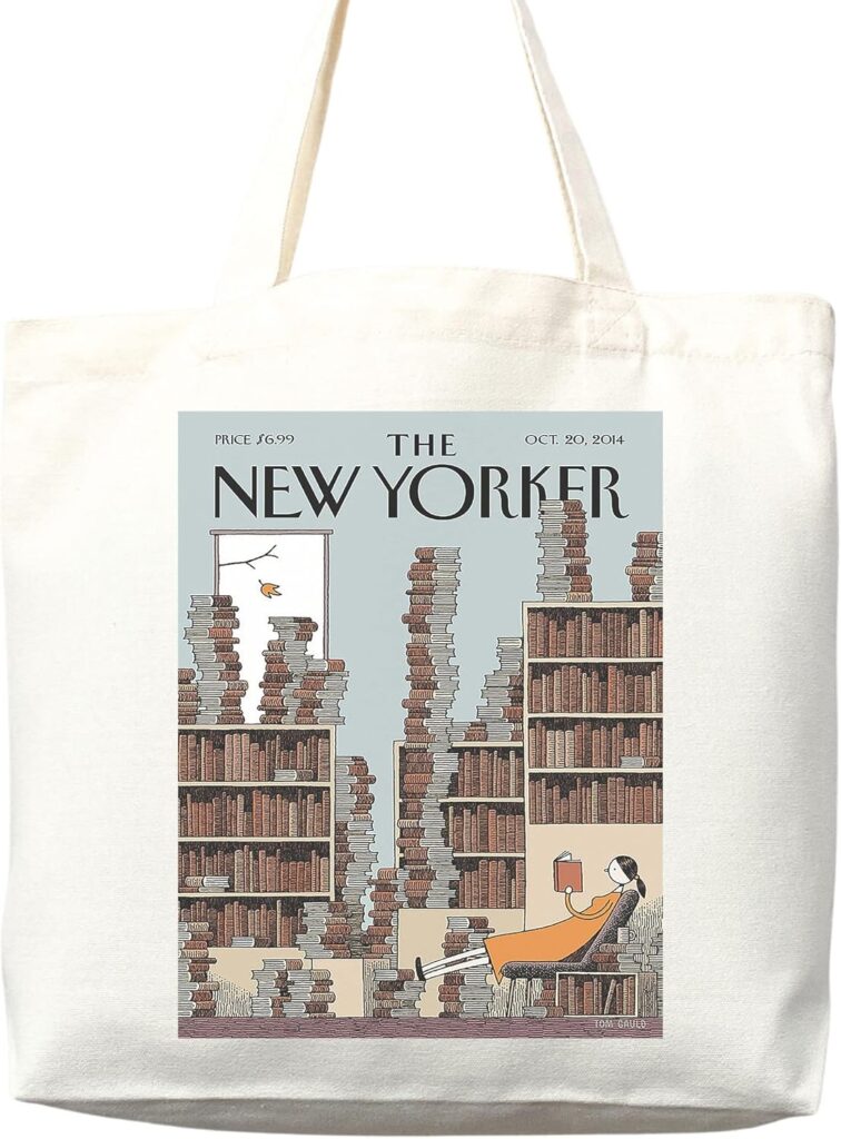 New Yorker tote bag, New Yorker magazine bag, New Yorker bag, New Yorker art, New yorker tote, art tote bag, aesthetic tote