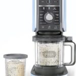 Ninja NC501 CREAMi Deluxe 11-in-1 Ice Cream & Frozen Treat Maker for Ice Cream, Sorbet, Milkshakes, Frozen Drinks & More 2 XL Family Size Pint Containers Blue (Renewed)