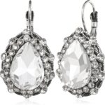 Bohemian Vintage Bronze Geometry Round Enamel Flower Dangle Hoop Lever Back Earrings Ethnic Handmade Wooden Beaded Circle Disc Teardrop Dangle Drop Earrings For Women