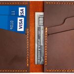 Leather for Men & Women Front Pocket Card Holder | Minimalist Wallet | Front Pocket Wallet | Leather Card Sleeve | Minimalist Handmade Card Holder (Brown)