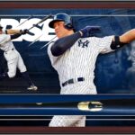 Aaron Judge New York Yankees Framed Autographed Bat Collage Shadowbox – Autographed MLB Bats