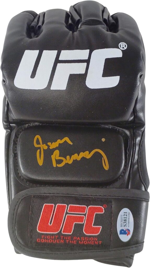 Joe Benavidez Autographed MMA Glove Beckett Authenticated UFC Autograph Ultimate Fighting Championship Signed Gloves and Sports Memorabilia