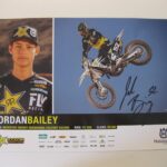 Jordan Bailey, supercross, motocross, signed, autographed, 11×17 poster, COA will be included.