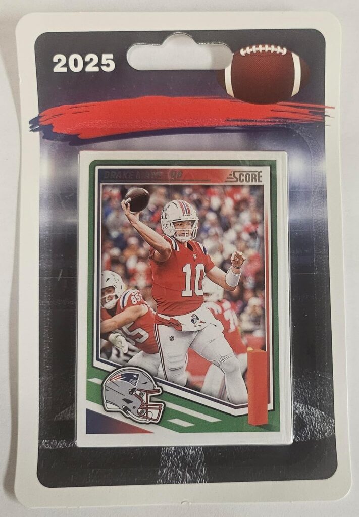 2025 Score Football Panini Blister Packed New England Team Set Patriots 15 Cards W/Drafted Rookies