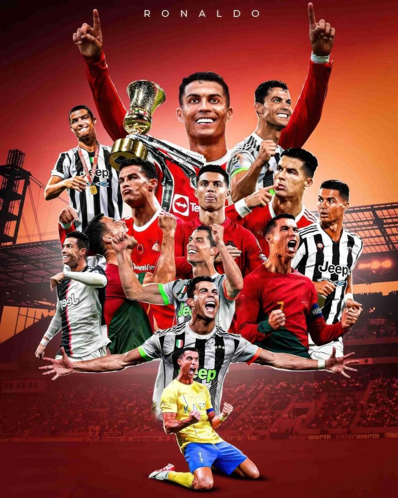 Superstar And Cristiano Ronaldo Signed Poster For Kids Fans Room Bedroom Wall Decor-American Soccer Posters Canvas Art Prints Picture For Teen Boy Birthday Gifts