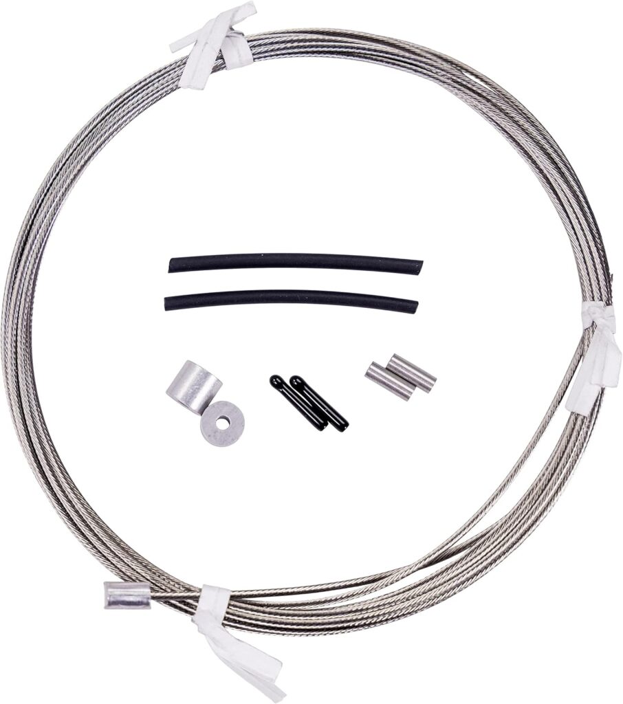 Bare Wire Replacement Jump Rope Speed Cable – 1/16″ Stainless Steel Cable – 10ft Long USA Made Cord for Fastest Speed – Compatible with all Cable Speed Jump Rope Handles