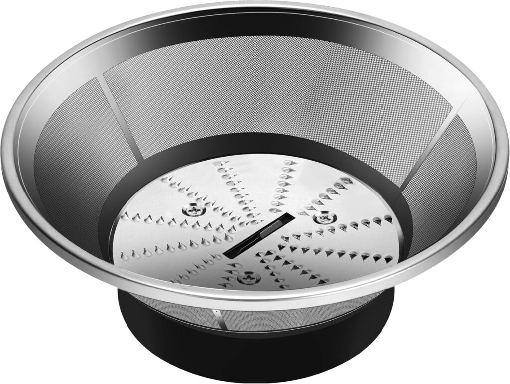 BR-1 Mesh Filter Basket Compatible with Models JE95XL, JE98XL, BJE200XL Juicers, without motor coupling, SP0010662 Blender Basket Assembly – Ready to Use Mesh Bowl, Blade and Base