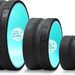 Furnhome Back Roller – Back Wheel for Deep Tissue Massage,Yoga Wheel for Back Pain & Stretching- Comfy Deep Tissue Massage Roller (3-Pack)