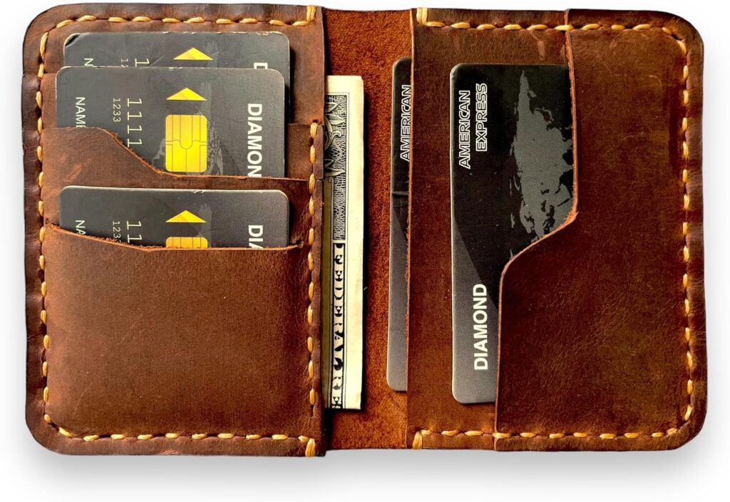 Handmade, Leather Card Wallet, Minimalist Leather Wallet, Bifold Wallet, Front Pocket Wallet, Handmade Leather Card Holder, Leather Wallet for Men, Slim Wallet, Card Wallet
