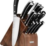 Wusthof Classic Ikon 16 Piece Knife Set with Walnut Block
