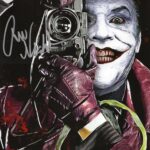 RP Jack Nicholson Signed Joker Photo 8×10 Reprint COA Certificate of Authentication Autographed Batman Movie Poster