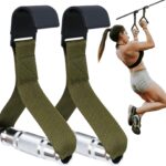 Pull Up Handles, Ergonomic Grip Pull Up Handles, Heavy Duty Stretch Attachment Grips Handles for Pull-up Bars Barbells Workout 1Pair