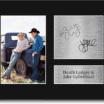 HWC Trading Heath Ledger & Jake Gyllenhaal Brokeback Mountain Gifts Printed Signed Autograph Picture for Movie Memorabilia Fans – US Letter Size