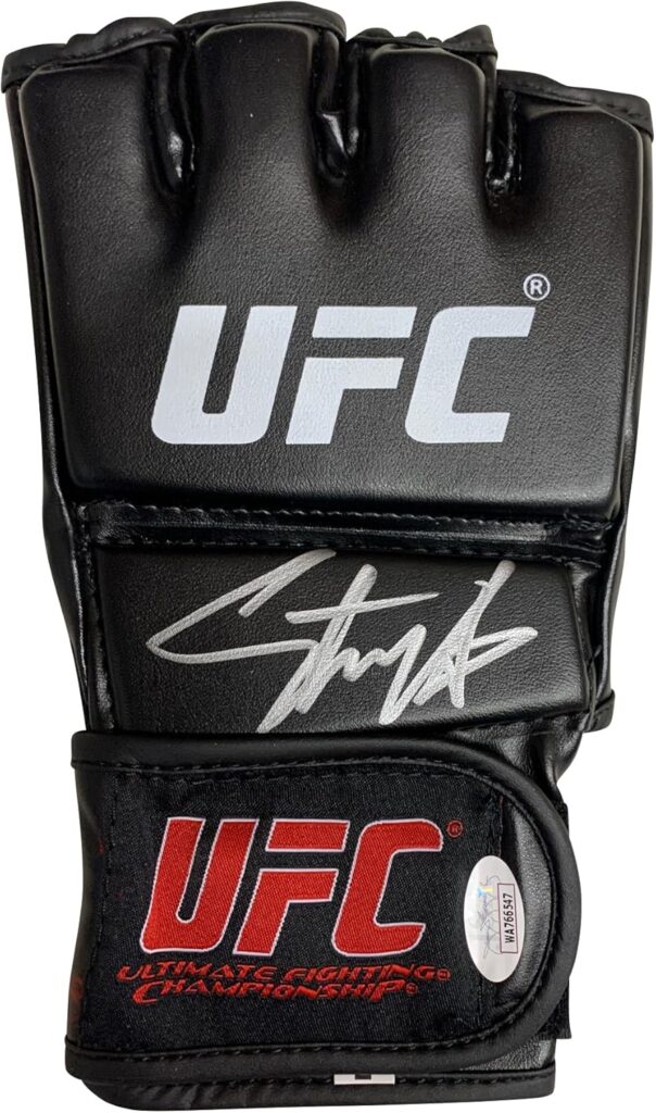 Israel Adesanya Autographed MMA Signed Glove JSA COA