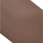 100 Sheets Coffee Color Cardstock 8.5 x 11 Craft Paper, 75lb Heavyweight Dark Brown Paper Card Stock for DIY Cards Making, Wedding Invitations, School Crafting, Memus, Greeting Cards