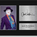 HWC Trading Jack Nicholson Gifts Signed Printed Autograph The Joker Batman Print Photo Picture Display – US Letter Size