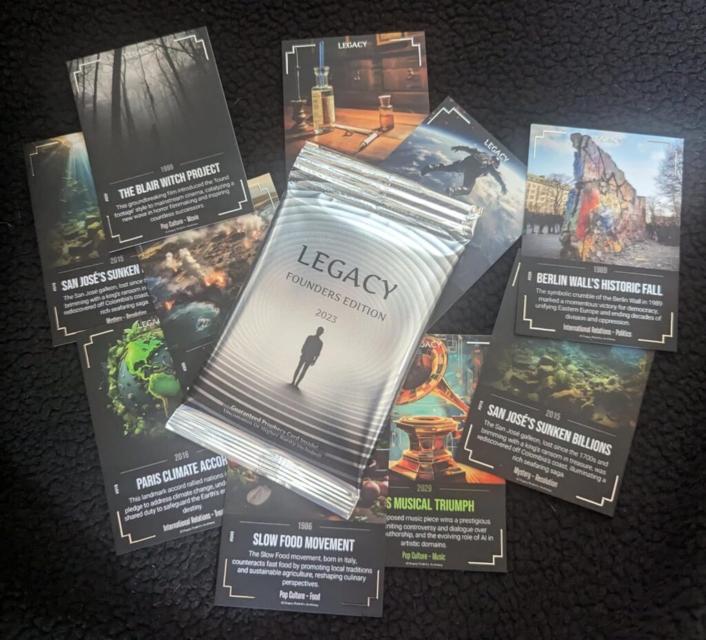 Legacy Cards 2023 Founders Edition – Limited Edition Non-Sport Trading Cards. These are The Final Packs Ever Made – Once They’re Gone, They’re Gone!