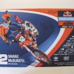 Shane McElrath, supercross, motocross, signed, autographed, 12×18 poster, COA will be included..
