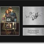 HWC Trading Paul Bettany & Elizabeth Olsen WandaVision Gifts Printed Signed Autograph Picture for TV Show Fans – US Letter Size