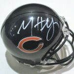 Matt Nagy Signed Chicago Bears Mini Football Helmet W/COA 2019 #1 – Autographed NFL Mini Helmets