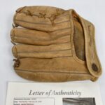 Jackie Robinson Single Signed Baseball Glove The Only One Known JSA COA – Autographed MLB Gloves