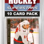 Washington Capitals- (10) Card Pack NHL Hockey Different Capital Superstars Starter Kit! Comes in Souvenir Case! Great Mix of Modern & Vintage Players for the Ultimate Capitals Fan! By 3bros