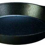 Lodge 15 Inch Cast Iron Pre-Seasoned Skillet – Signature Teardrop Handle – Use in the Oven, on the Stove, on the Grill, or Over a Campfire, Black