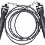 Rx Smart Gear Jump Rope – Black Ops Ergonomic Handles with Trans Black Cable Buff 3.4 | Jump Smart Weighted Speed Rope for Sports & Fitness, MMA, HIIT, Cardio Workout