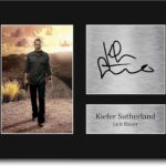HWC Trading Kiefer Sutherland Gifts Signed Printed Autograph Jack Bauer 24 Photo Display – US Letter Size