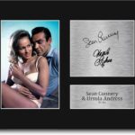 HWC Trading Sean Connery & Ursula Andress James Bond Dr No Gifts Printed Signed Autograph Picture for Movie Memorabilia Fans – US Letter Size