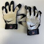 c. 2000 Victor #21 New York Jets NFL Game Used SIGNED Nike Football Gloves – NFL Game Used Footballs