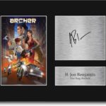 HWC Trading H. Jon Benjamin Archer Gifts Printed Signed Autograph Picture for TV Show Fans – US Letter Size